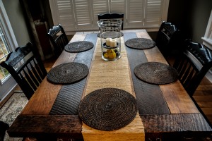 custom reclaimed dining table