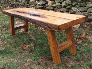 reclaimed chestnut table